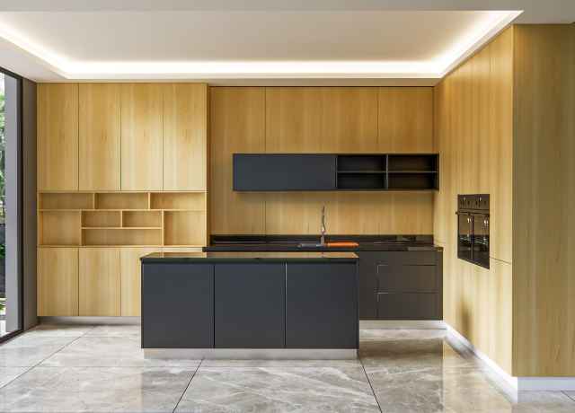 Pembuatan Kitchen set Harapan Mulya Bekasi untuk rumah type 36 dan 45