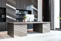 Custom furniture Jatiasih Bekasi set meja kerja kantor rumah