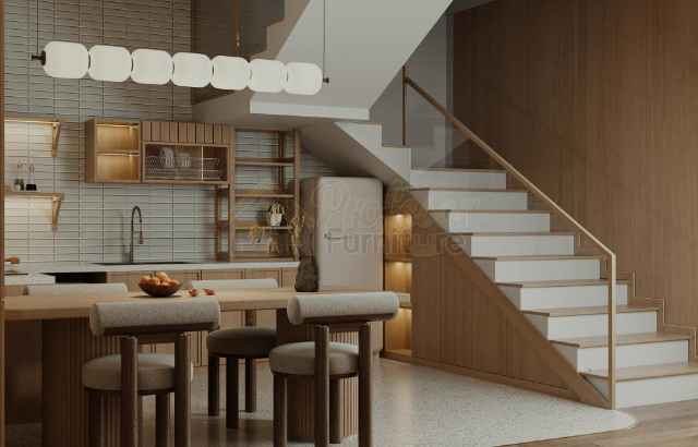 Custom furniture Bantargebang Bekasi kitchen set bawah tangga