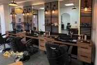 Meja barbershop Minimalis Bogor model terbaru 2026 kualitas premium awet