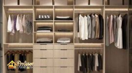 Lemari gantung baju Jakarta Barat dengan laci penyimpanan multifungsi di bawah