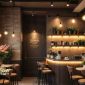 Custom furniture restoran Jakarta untuk coffee shop konsep minimalis