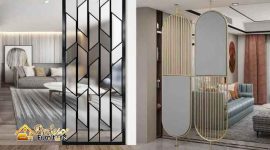 Custom partisi ruangan Depok konsep industrial dari besi dan kaca