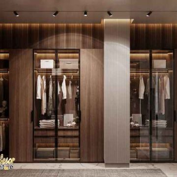 Custom Furniture Matraman Jakarta Timur lemari pakaian tanam full sampai plafon