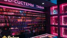 Jasa pembuatan display toko vape industrial Tangerang