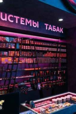 Jasa pembuatan display toko vape industrial Tangerang