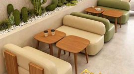 Sofa cafe minimalis Bekasi langsung dari pengrajin, jaminan kualitas terbaik