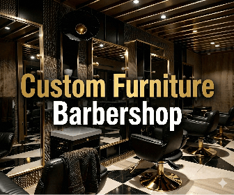custom furniture barbershop