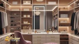 Custom Lemari Pakaian Jakarta untuk kamar sempit desain Japandi hemat tempat