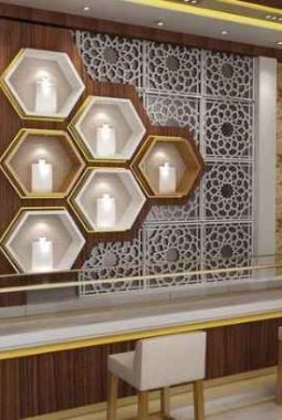Jasa pembuatan display toko emas aman kuat Bogor
