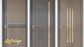 Model pintu HPL minimalis custom dua pintu besar kecil (mother-son) Bogor