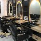 Meja Barbershop minimalis custom bahan multiplek finishing HPL