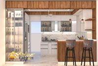 Estimasi biaya pembuatan mini bar dapur minimalis custom per meter