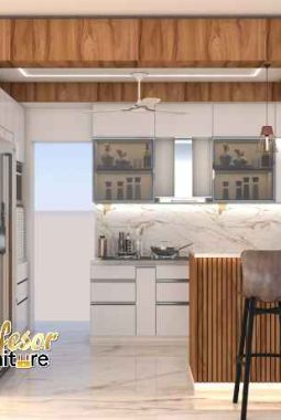 Estimasi biaya pembuatan mini bar dapur minimalis custom per meter