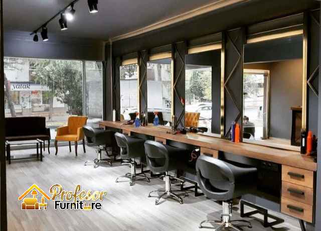 Meja barbershop Minimalis Depok custom sesuai ruangan workshop terdekat