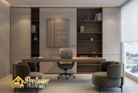 Custom furniture kantor Bogor untuk startup dengan konsep modern