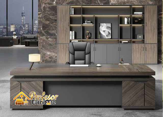 Custom furniture Kantor Bogor paket lengkap meja kursi dan lemari