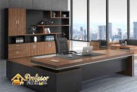 Custom furniture Kantor Bogor paket lengkap meja kursi dan lemari