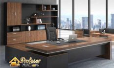 Custom furniture Kantor Bogor paket lengkap meja kursi dan lemari