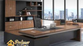 Custom furniture Kantor Bogor paket lengkap meja kursi dan lemari