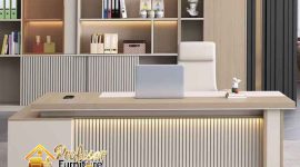 Custom furniture Kantor Bekasi untuk ruangan sempit desain minimalis