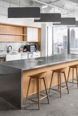 Jasa pantry kantor minimalis custom bahan anti rayap Jakarta