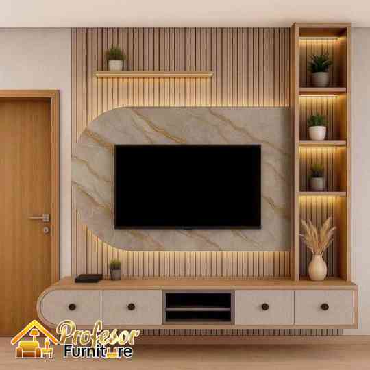Custom Backdrop Tv Balaraja Tangerang Anti Rayap