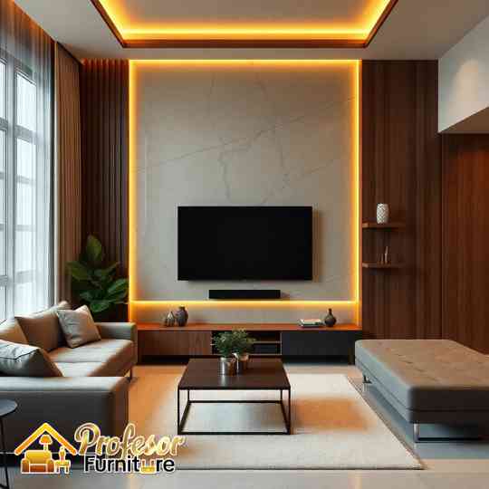 Custom Backdrop Tv Balaraja Tangerang Anti Rayap