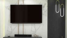 Custom Backdrop Tv Kalideres Jakarta Apartemen Studio