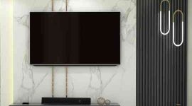 Custom Backdrop Tv Kalideres Jakarta Apartemen Studio