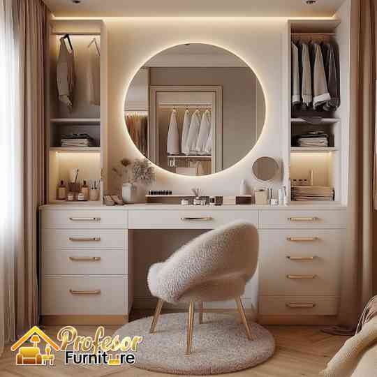 Spesialis custom meja rias minimalis Bekasi Timur mewah