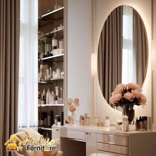 Jual custom meja rias minimalis Bekasi Barat multifungsi