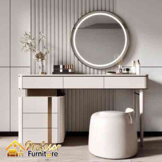 Jasa custom meja rias minimalis Jakarta Timur anti rayap terbaik