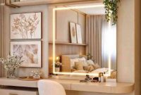 jasa custom meja rias minimalis Jakarta Barat full plafon mewah