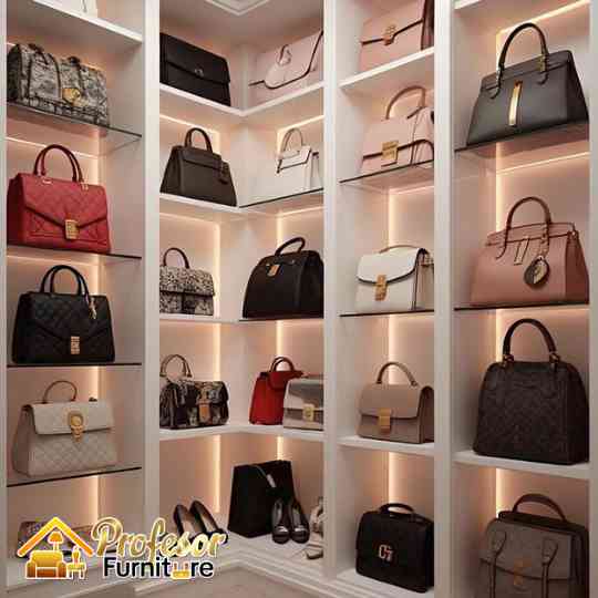 Custom Display Toko Tas Model Mewah Bekasi