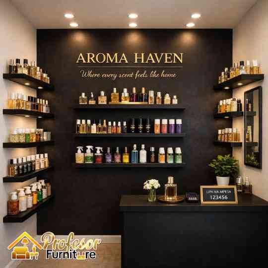 Custom Display Toko Parfum Eksklusif Jakarta