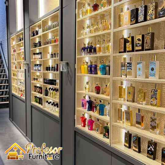 Custom Display Toko Parfum Eksklusif Jakarta