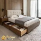 Buat custom ranjang tidur minimalis Tangerang konsep japandi mewah