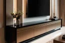 Jasa custom meja tv minimalis bekasi desain luxury anti pasaran