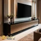 Jasa custom meja tv minimalis bekasi desain luxury anti pasaran