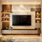 Jasa custom meja tv minimalis Depok harga langsung workshop