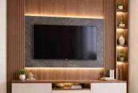 Jasa buat custom meja tv minimalis Cikupa Tangerang free desain 3d eksklusif