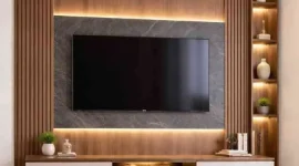 Jasa buat custom meja tv minimalis Cikupa Tangerang free desain 3d eksklusif