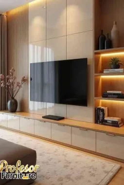 meja tv minimalis custom Cibinong Bogor cocok apartemen aesthetic