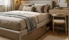 Jasa custom ranjang tidur minimalis Jakarta anti rayap elegan