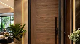 Jasa Pintu HPL Minimalis Depok Motif Kayu Mewah