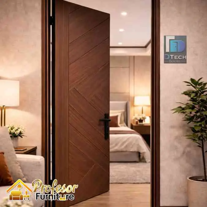 Jasa Pintu HPL Minimalis Depok Motif Kayu Mewah
