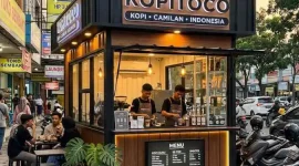 Vendor Desain Booth Container Kekinian F&B Lengkap