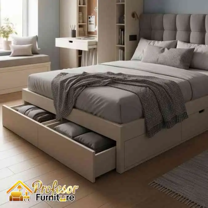 Spesialis ranjang tidur minimalis custom Cikupa Tangerang pengerjaan cepat rapi