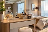 Jasa Meja Rias Apartemen Bogor Modern Estetik Awet